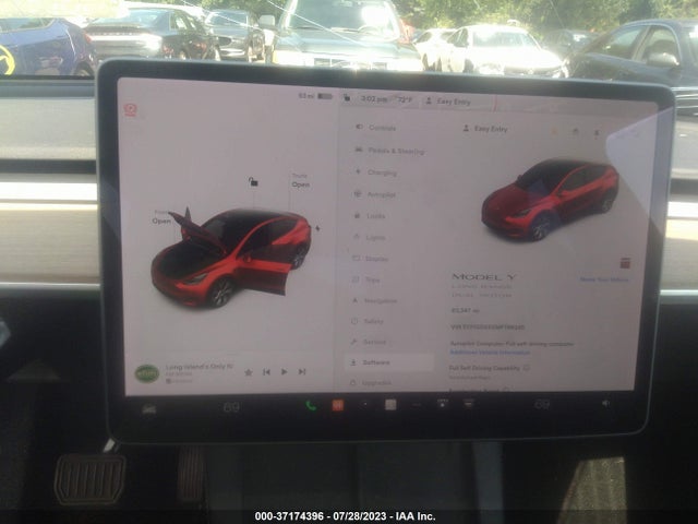 2021 TESLA MODEL Y LONG RANGE VIN: 5YJYGDEE6MF198245