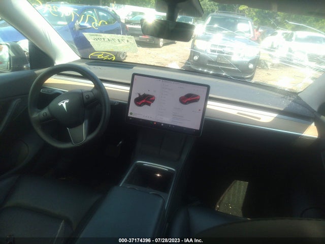 2021 TESLA MODEL Y LONG RANGE VIN: 5YJYGDEE6MF198245