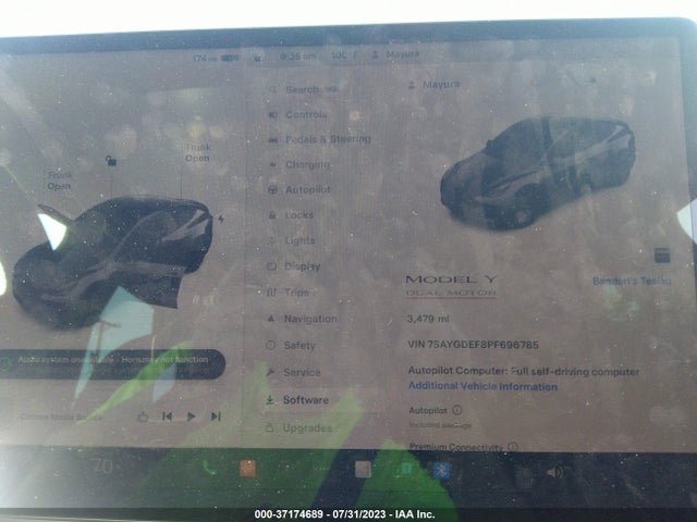 7SAYGDEF8PF696785 Tesla Model Y Performance