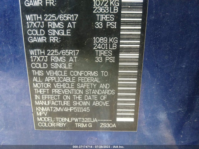 Nissan ROGUE S 2017 KNMAT2MV4HP511145 Image 9