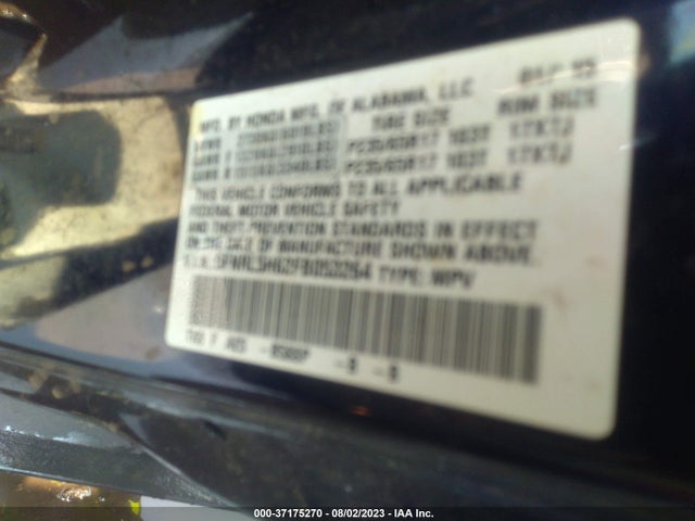 Honda Odyssey Ex-l 2015 5FNRL5H62FB053264 Image 9