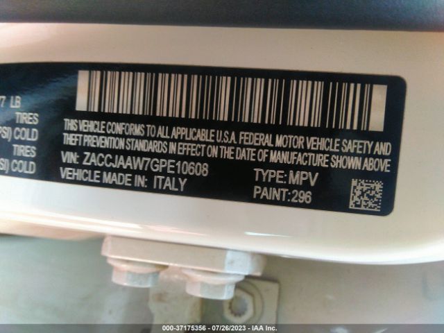 ZACCJAAW7GPE10608 Jeep Renegade Sport
