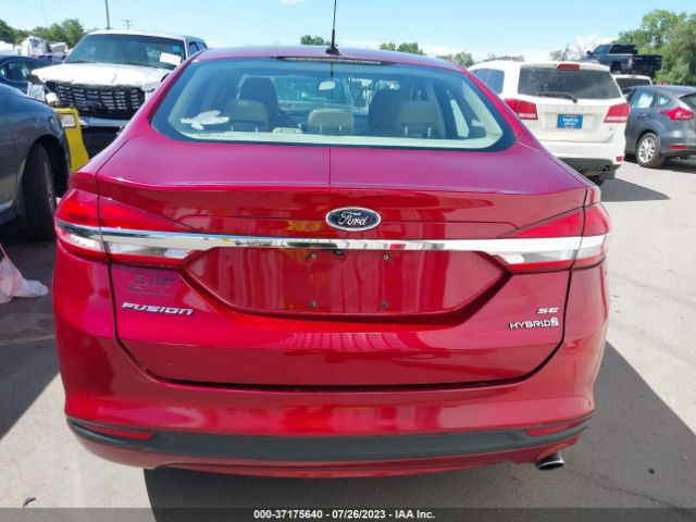 3FA6P0LU8JR173759 Ford Fusion Hybrid Se
