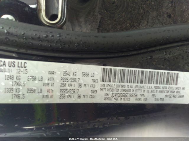 3C4PDDBG8GT189756 Dodge Journey Sxt