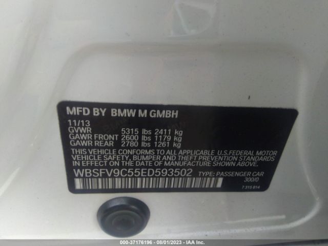 WBSFV9C55ED593502 BMW M5