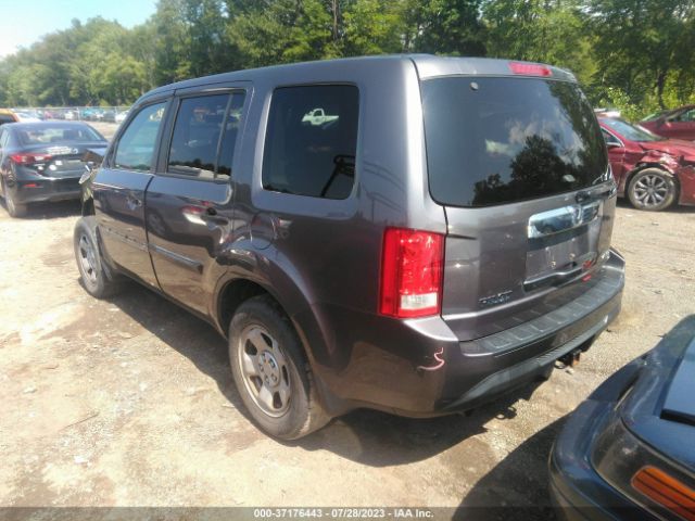 5FNYF4H21FB050494 Honda PILOT LX