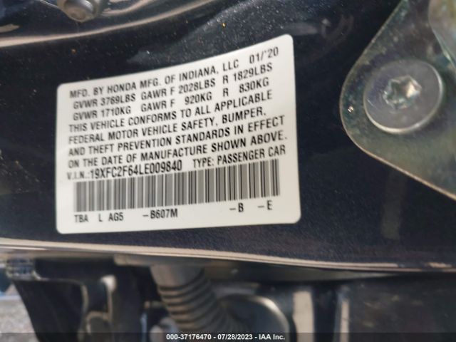 19XFC2F64LE009840 Honda Civic Sedan Lx