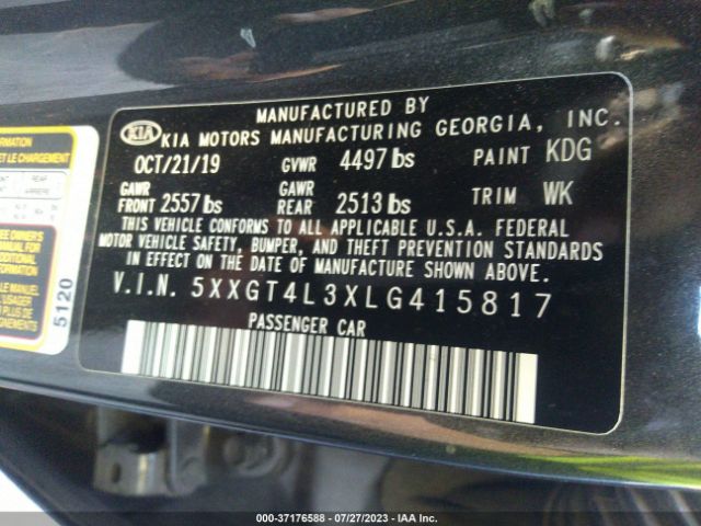 5XXGT4L3XLG415817 KIA Optima Lx