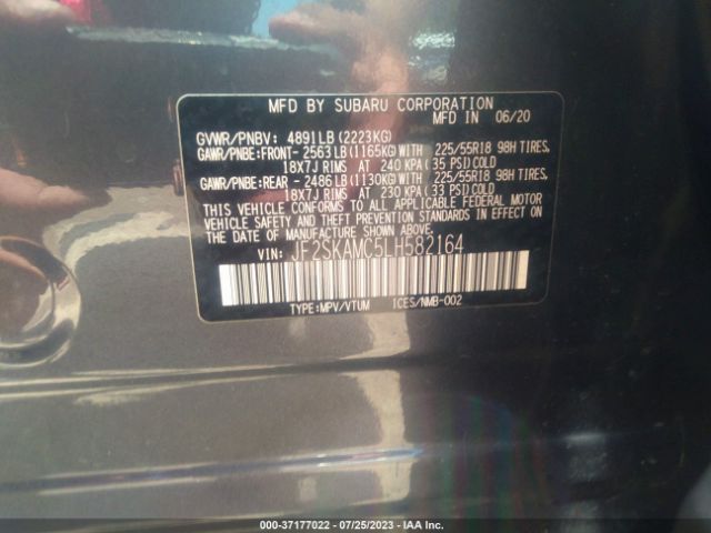 JF2SKAMC5LH582164 Subaru Forester Sport