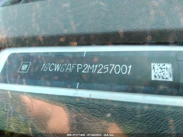 Chevrolet EXPRESS CARGO VAN 2021 1GCWGAFP2M1257001 Image 9