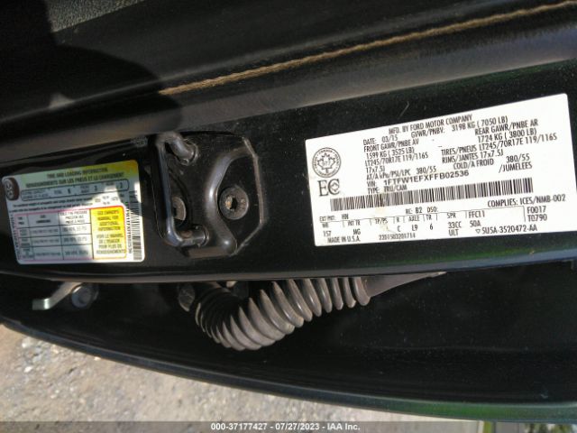 1FTFW1EFXFFB02536 Ford F-150 Xlt W