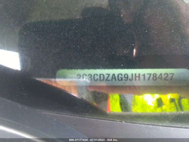 2C3CDZAG9JH178427 Dodge Challenger Sxt Plus