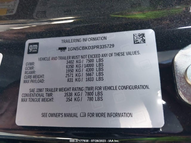 Chevrolet Suburban Ls 2023 1GNSCBKD3PR335729 Image 9