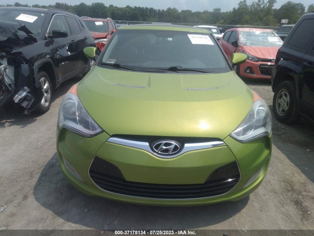 2012 HYUNDAI VELOSTER W/BLACK INT VIN: KMHTC6AD4CU066598