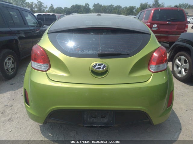 2012 HYUNDAI VELOSTER W/BLACK INT VIN: KMHTC6AD4CU066598