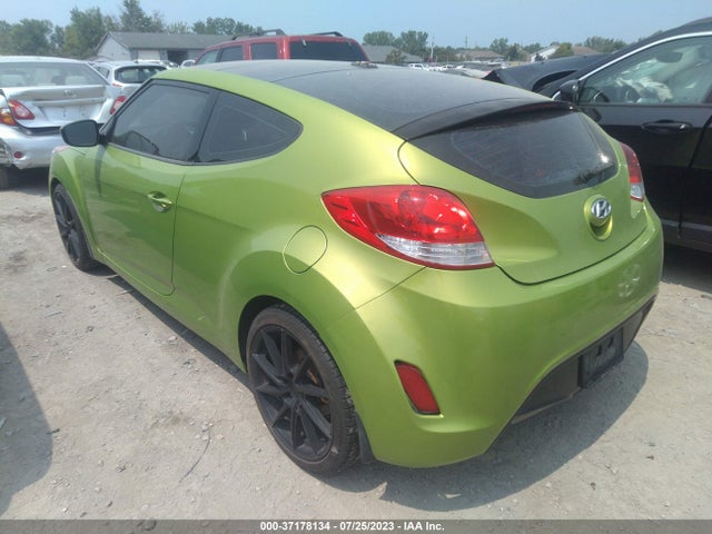 2012 HYUNDAI VELOSTER W/BLACK INT VIN: KMHTC6AD4CU066598