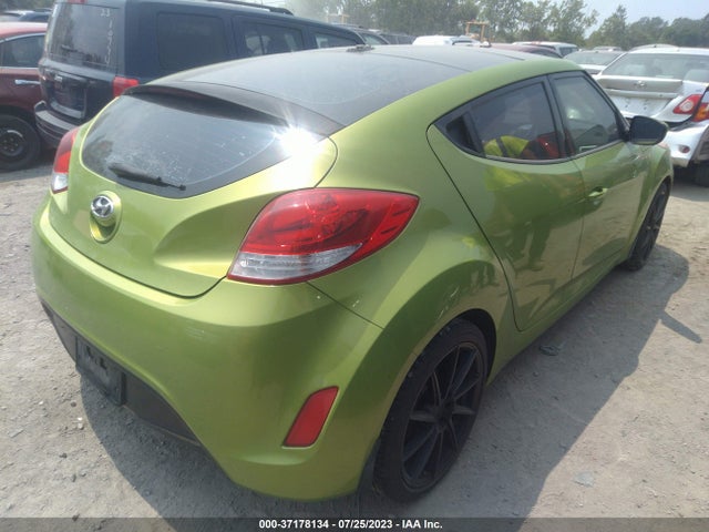2012 HYUNDAI VELOSTER W/BLACK INT VIN: KMHTC6AD4CU066598
