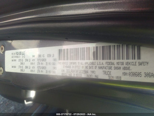RAM 1500 Express 2015 3C6JR6AT0FG632904 Image 9