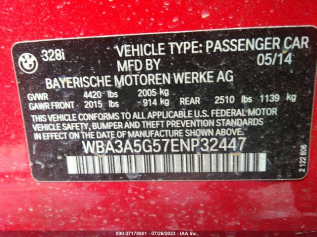WBA3A5G57ENP32447 BMW 3 Series 328i