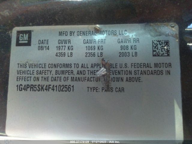 1G4PR5SK4F4102561 Buick Verano Convenience Group
