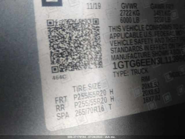 1GTG6EEN3L1139908 GMC Canyon 4wd Denali