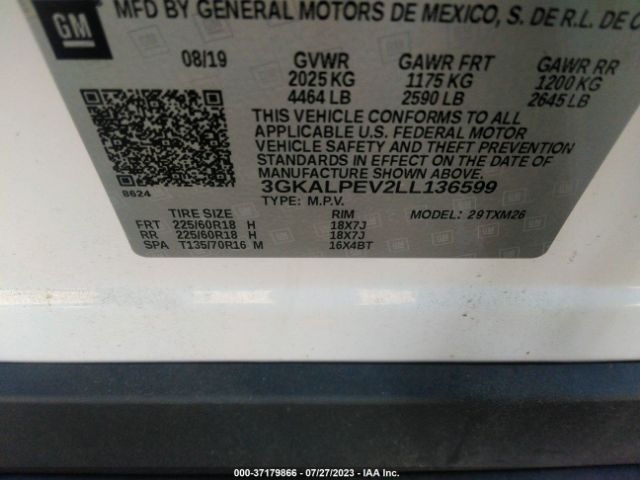3GKALPEV2LL136599 GMC Terrain Slt