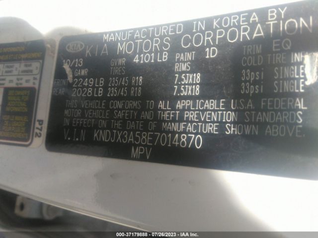 KNDJX3A58E7014870 KIA Soul !