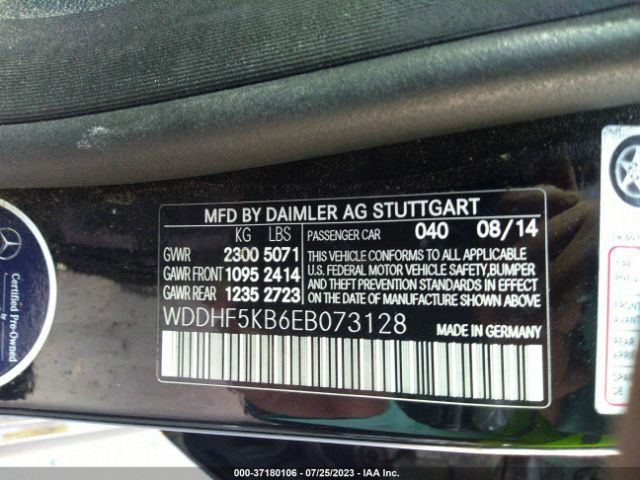 WDDHF5KB6EB073128 Mercedes-Benz E-class E 350