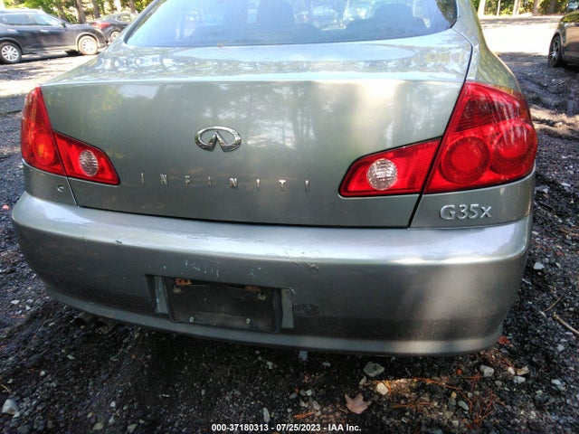 2006 INFINITI G35 SEDAN VIN: JNKCV51F96M611871