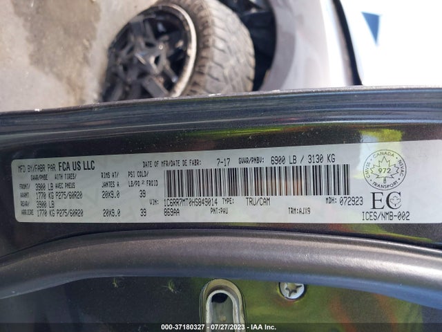 1C6RR7MT0HS849014 RAM 1500 Sport