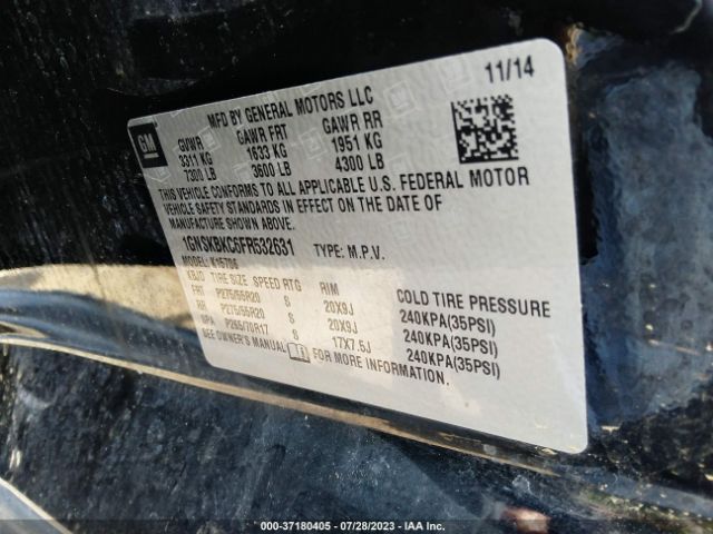 1GNSKBKC6FR532631 Chevrolet Tahoe Lt