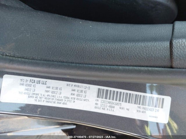 1C3CCCAB5GN160575 Chrysler 200 Limited