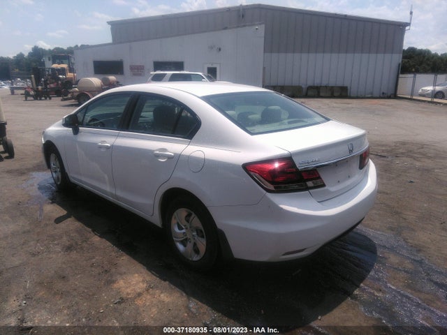 2013 HONDA CIVIC SDN LX VIN: 2HGFB2F52DH554825