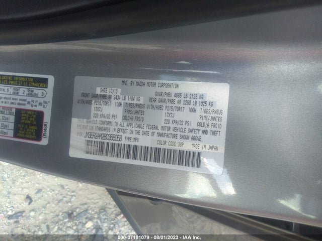 2011 MAZDA CX-7 I SV VIN: JM3ER2AM2B0355058