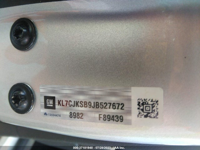 Chevrolet TRAX LS 2018 KL7CJKSB9JB527672 Image 9