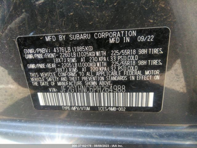 JF2GTHNC6PH264988 Subaru Crosstrek Limited