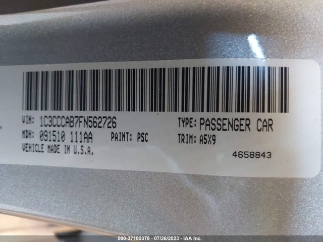 Chrysler 200 Limited 2015 1C3CCCAB7FN562726 Image 9