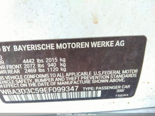 WBA3D3C59EF099347 BMW 3 Series 328d