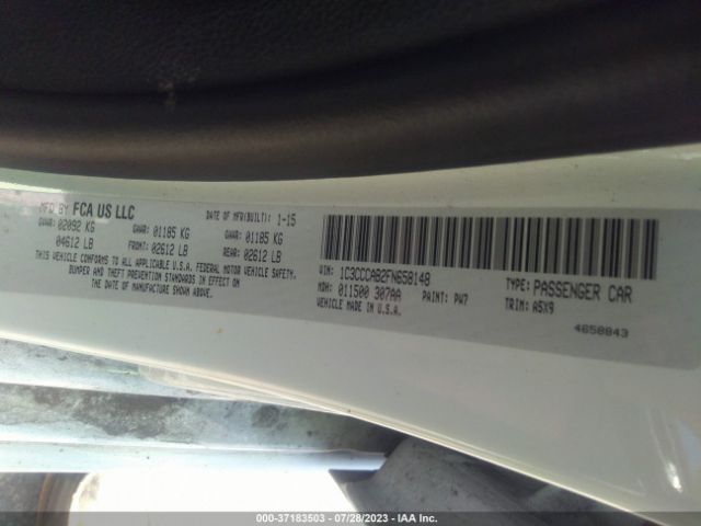 1C3CCCAB2FN658148 Chrysler 200 Limited