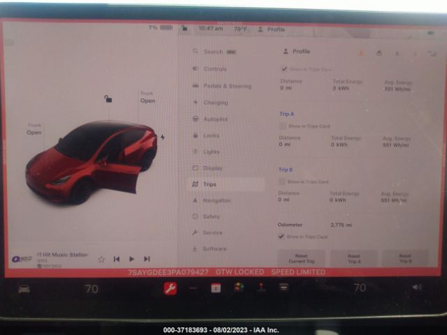 7SAYGDEE3PA079427 Tesla Model Y Long Range