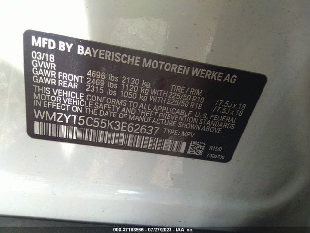 WMZYT5C55K3E62637 Mini Countryman Cooper S