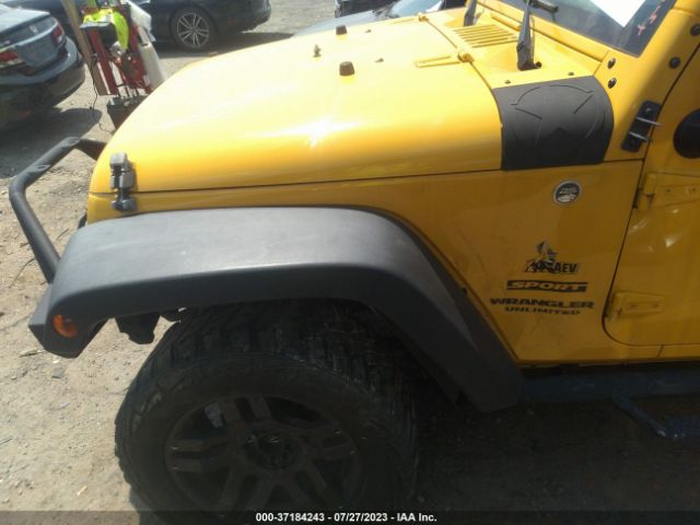 1C4BJWDG9FL568089 Jeep Wrangler Unlimited Sport