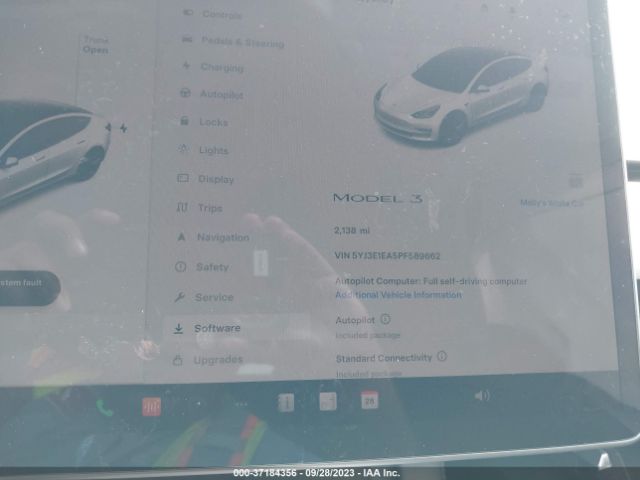 5YJ3E1EA5PF589662 Tesla MODEL 3