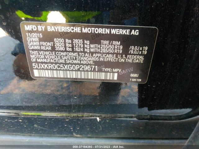 5UXKR0C5XG0P29671 BMW X5 Xdrive35i
