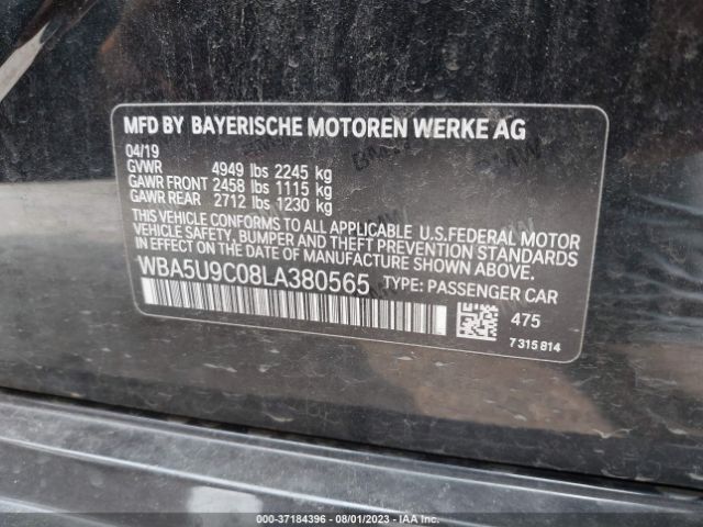 WBA5U9C08LA380565 BMW 3 Series M340i Xdrive