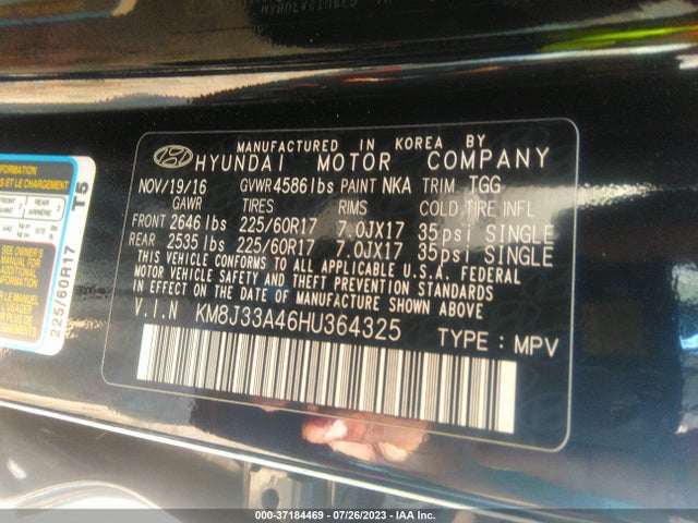 Hyundai TUCSON SE 2017 KM8J33A46HU364325 Image 9