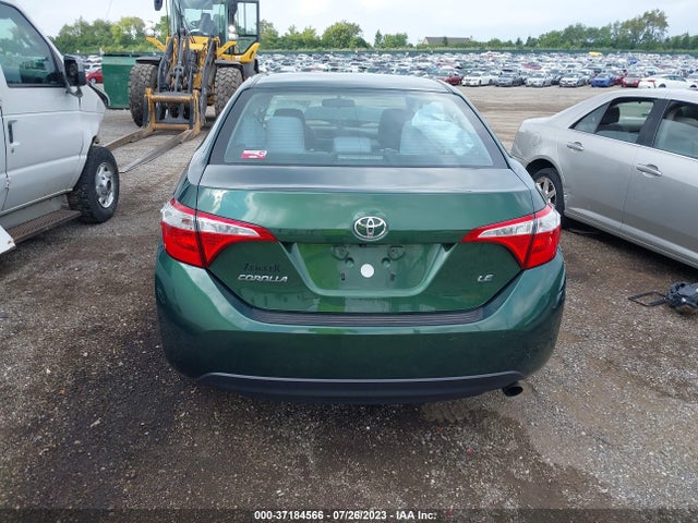 2016 TOYOTA COROLLA LE VIN: 2T1BURHE9GC500627