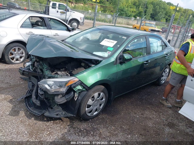 2016 TOYOTA COROLLA LE VIN: 2T1BURHE9GC500627
