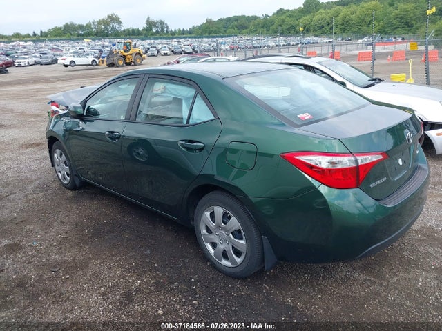 2016 TOYOTA COROLLA LE VIN: 2T1BURHE9GC500627