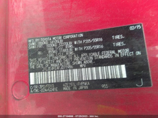 JTLZE4FE4FJ071986 Scion XB